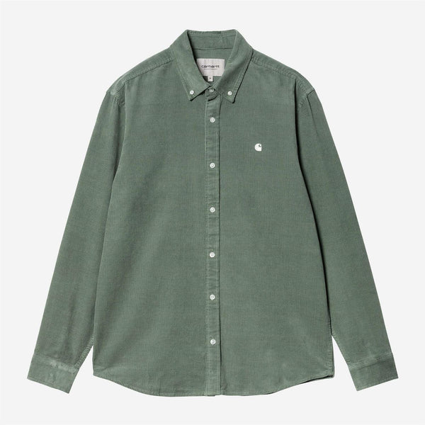 L/S Madison Fine Cord Shirt - Park/Wax