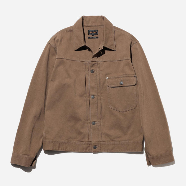 Digger Jacket OC Pique - Organic Brown Cotton