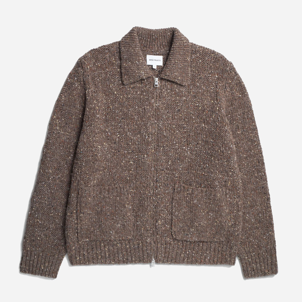 Erik Donegal Diamond Jacket - Seal Brown