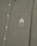 Brooks Brothers California Check Oxford Button Up Shirt - Green