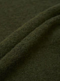 Zip Waistcoat Wool Fleece - Olive