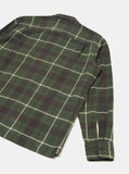 L/S Utility Shirt Washed Check - Olive