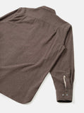 Square Pocket Shirt Brushed Flannel - Brown