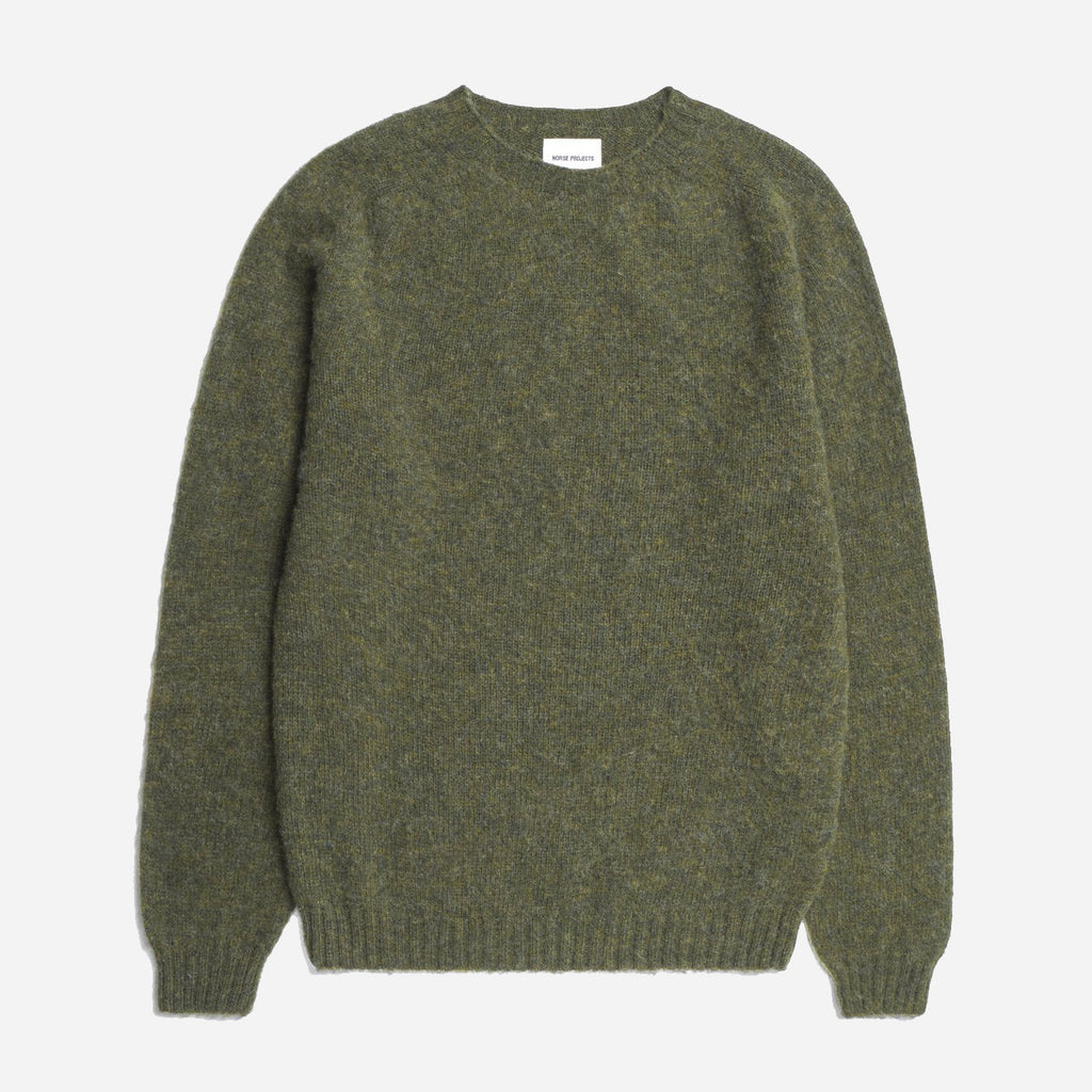 Birnir Brushed Lambswool - Olive Night