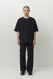 Dyed Stripe Half Sleeve - Navy