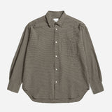 Espevik Check Oversized Shirt - Taupe