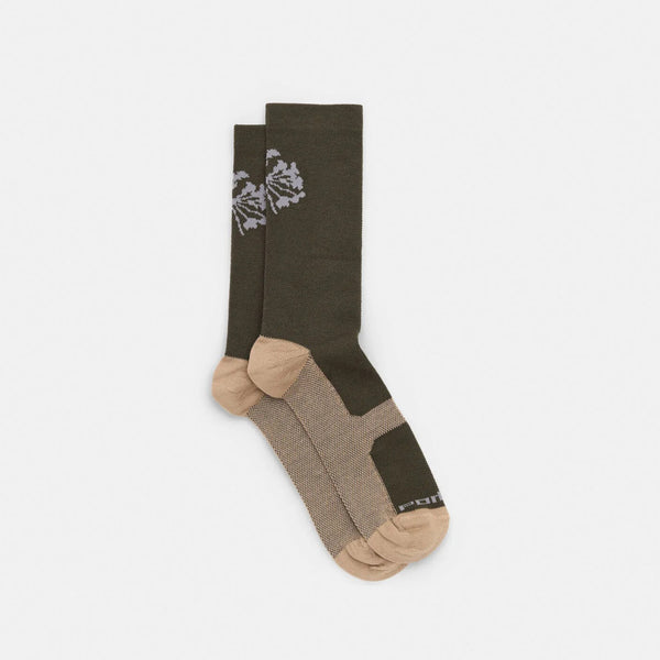 Pattern Active Sock - Dusky Green