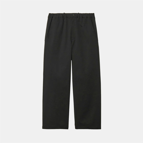 Baggy Straight Pants - Black
