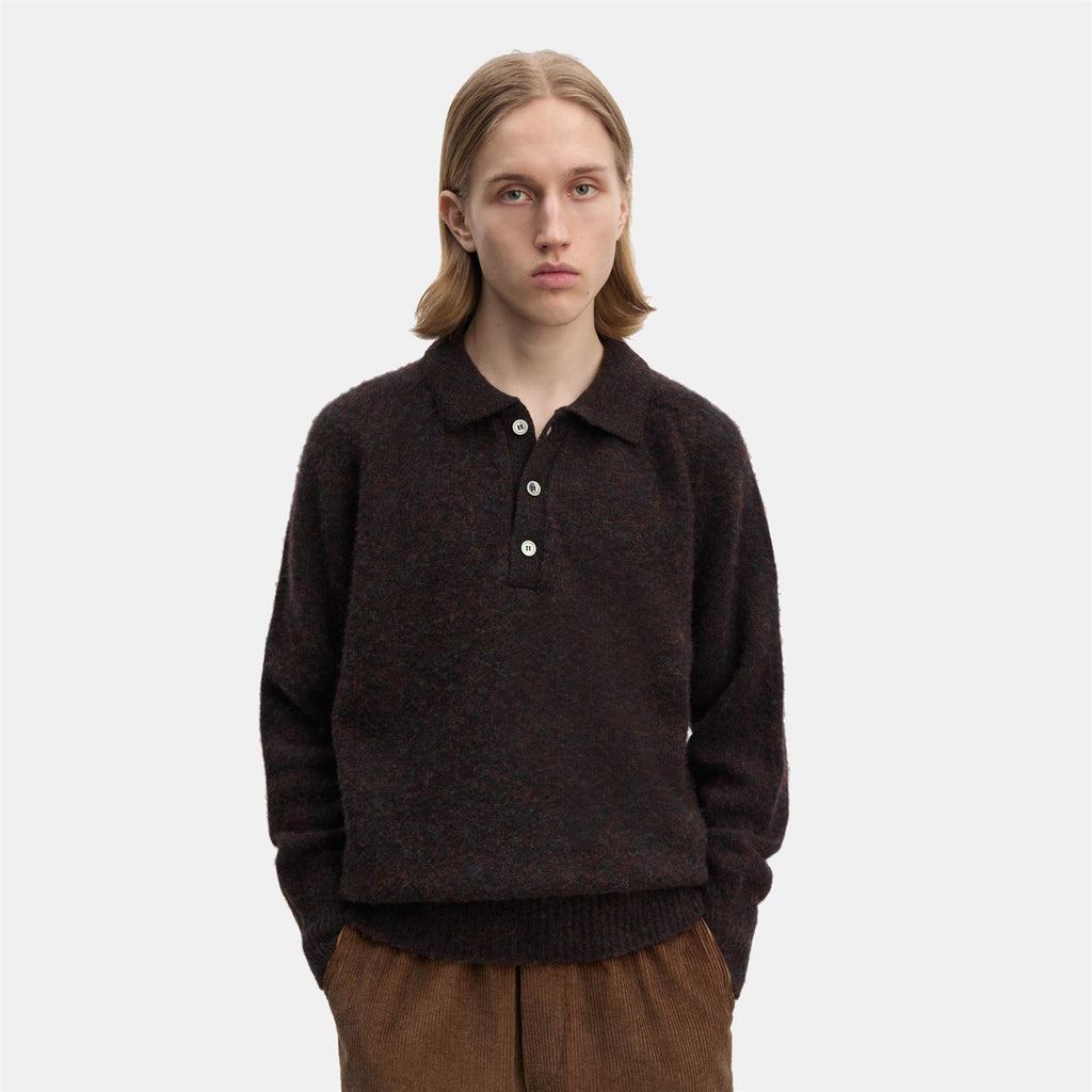 Another Polo Shirt 4.0, - Dusk Brown