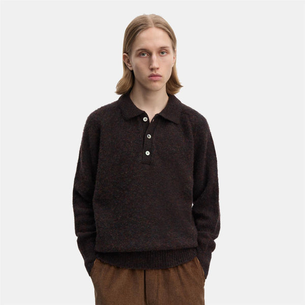 Another Polo Shirt 4.0, - Dusk Brown