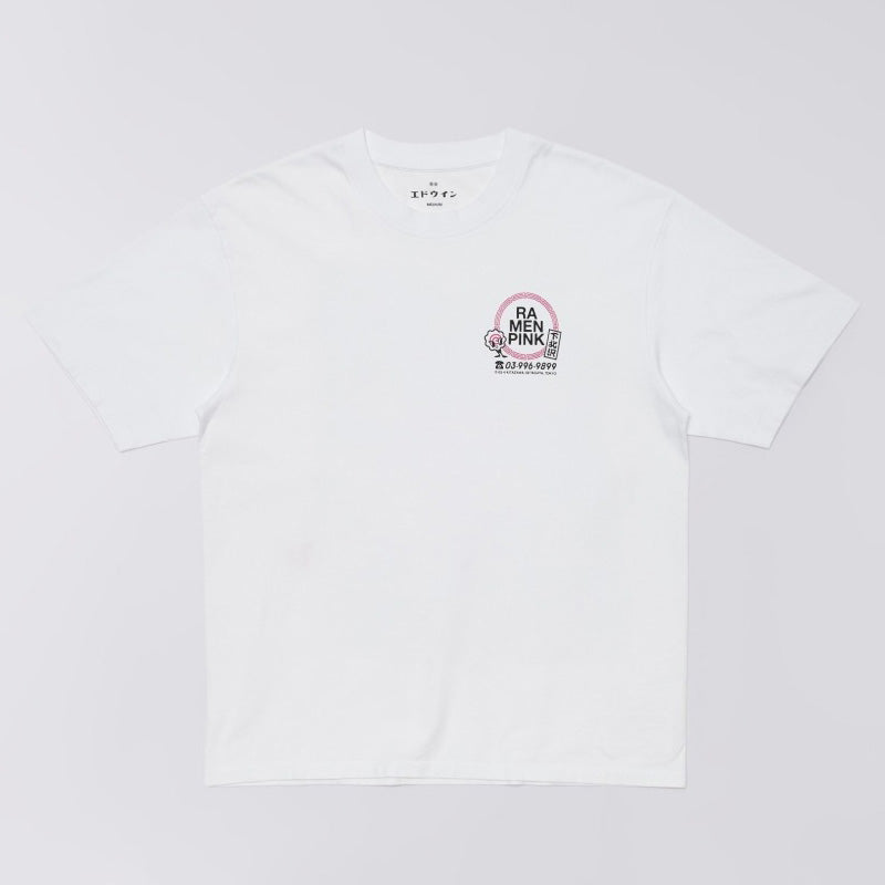 Ramen Pink T- Shirt - White