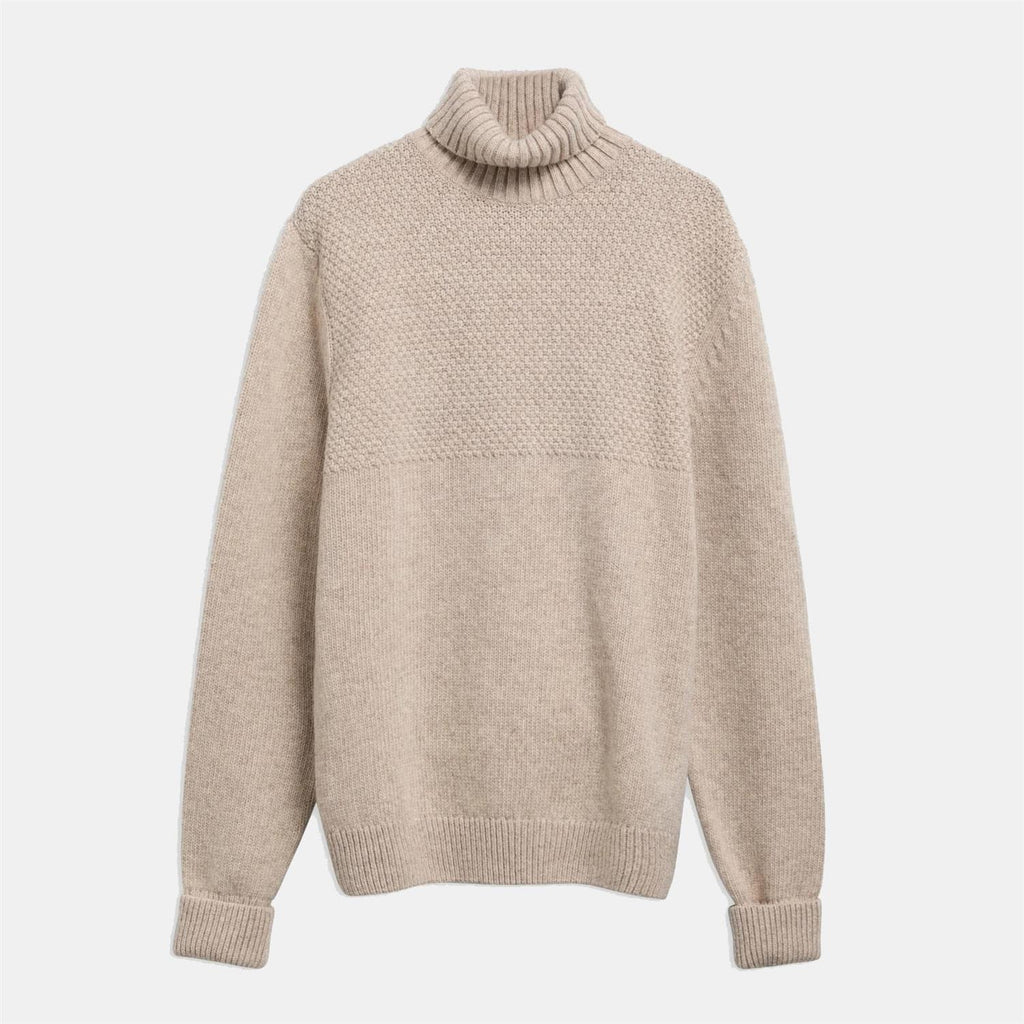 Northcliffe Submariner Rollneck Jumper - Fog