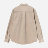 L/S Madison Cord Shirt - Wall