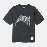 MothTech T-Shirt - Aged Black AirBrush Glitt