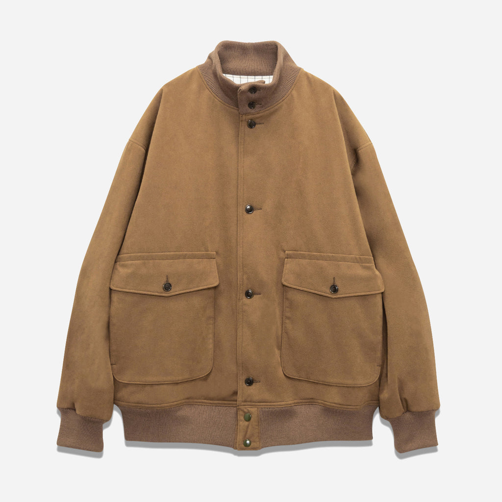 Insulation Crew Jacket - Beige
