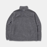 wool fleece pullover - gray