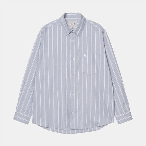 L/S Beale Shirt Beale Stripe - Gentle Blue