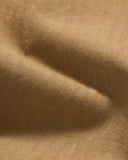 Double-Pleat Herringbone Pant - Khaki