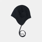 Ear Flap Beanie - Charcoal