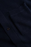 Fredensborg Mercerised Cotton Knitted Shirt - Dark Navy