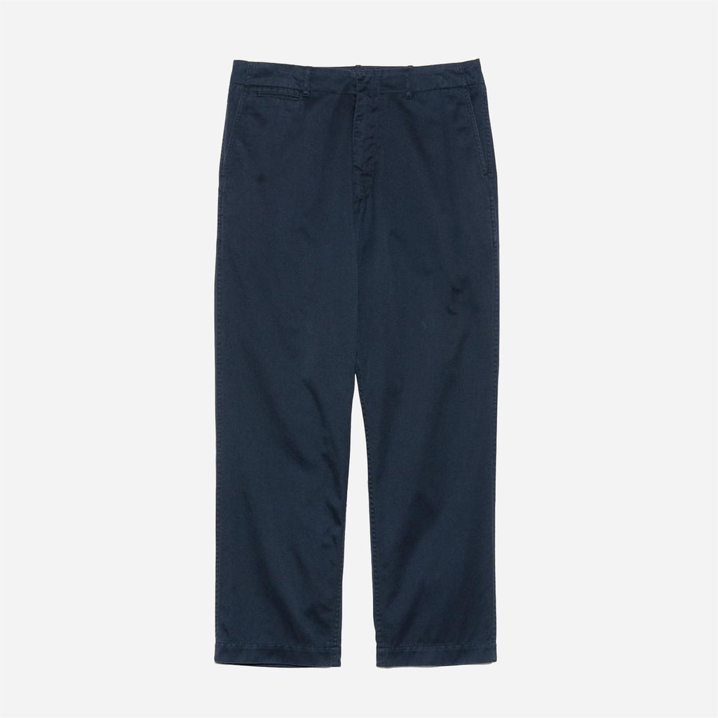 Wide Chino Pants - Navy