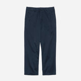 Wide Chino Pants - Navy