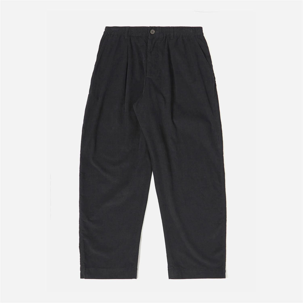 Organic Fine Cord Oxford Pant - Black