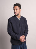 Cardigan Wool Fleece - Navy