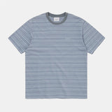 Washed Striped Tee - Blue