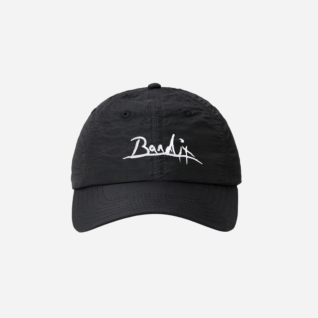 Nylon Signature Bandit Dad Hat - Black