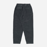 Pleated Track Pant Cord - Charcoal