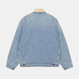 OG Detroit Jacket - Blue/Dusty H Brown (dark used wash)
