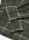 L/S Utility Shirt Washed Check - Olive