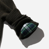 Cardigan Elbow Patch 7G - Olive