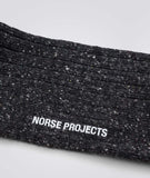 Bjarki Neps Wool Rib - Charcoal Melange
