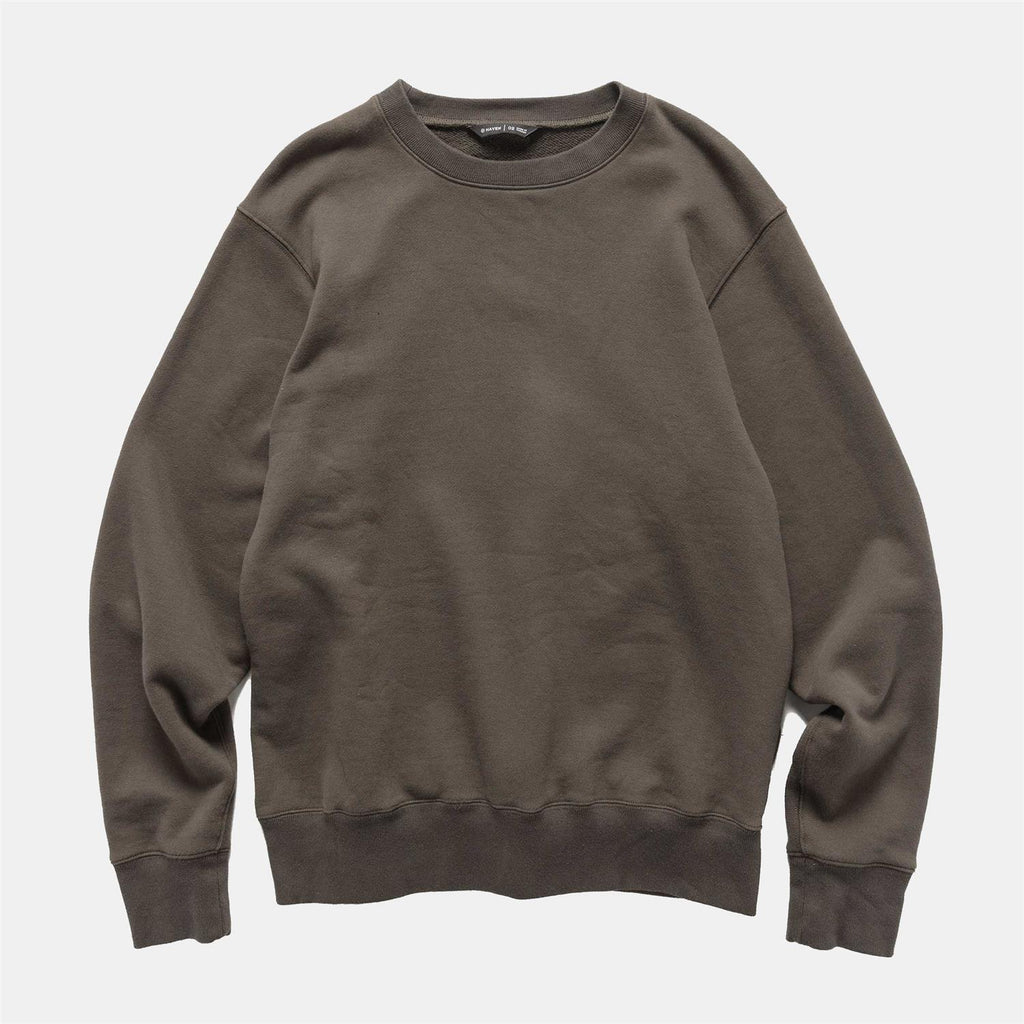 Excel Crewneck - Azuma Urake Cotton French Terry - Earth