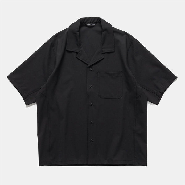 Revel S/S Shirt Tropical Wool - Black