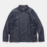 Graft Jacket Cotton Linen Denim - Indigo
