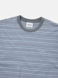 Washed Striped Tee - Blue