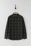 Primary Shirt - Dark Olive Plaid