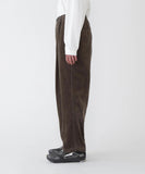 corduroy pants - dark brown