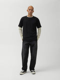Stratus T-Shirt - Superfine Wool Jersey - Black