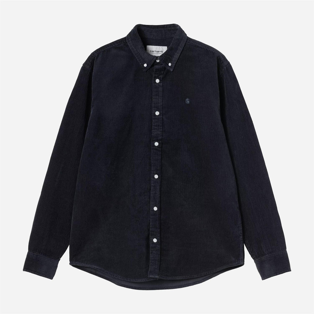 L/S Madison Cord Shirt - Dark Navy/Dark Navy