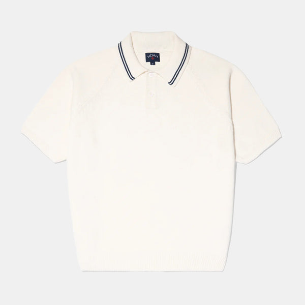 Sweater Polo - White/Navy