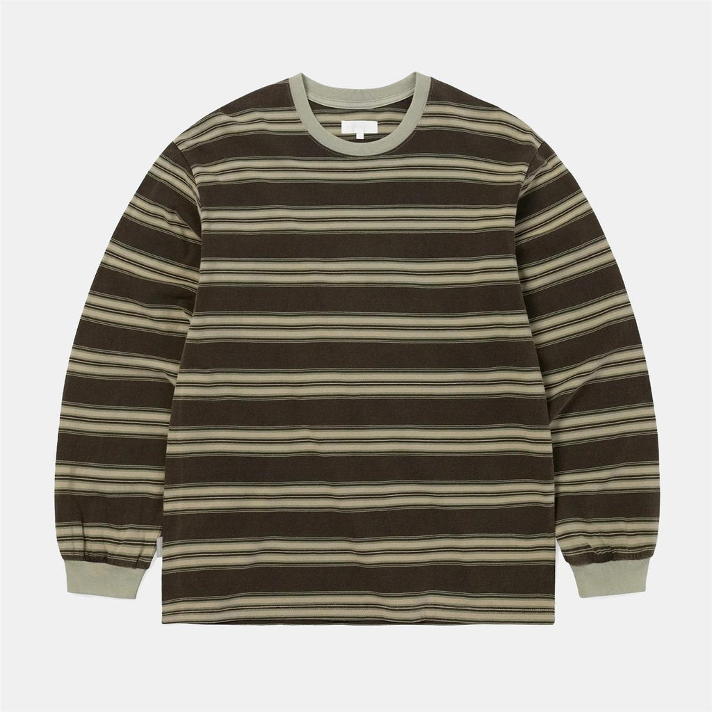 Striped L/S Tee - Black