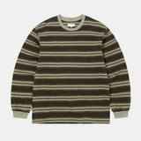 Striped L/S Tee - Black