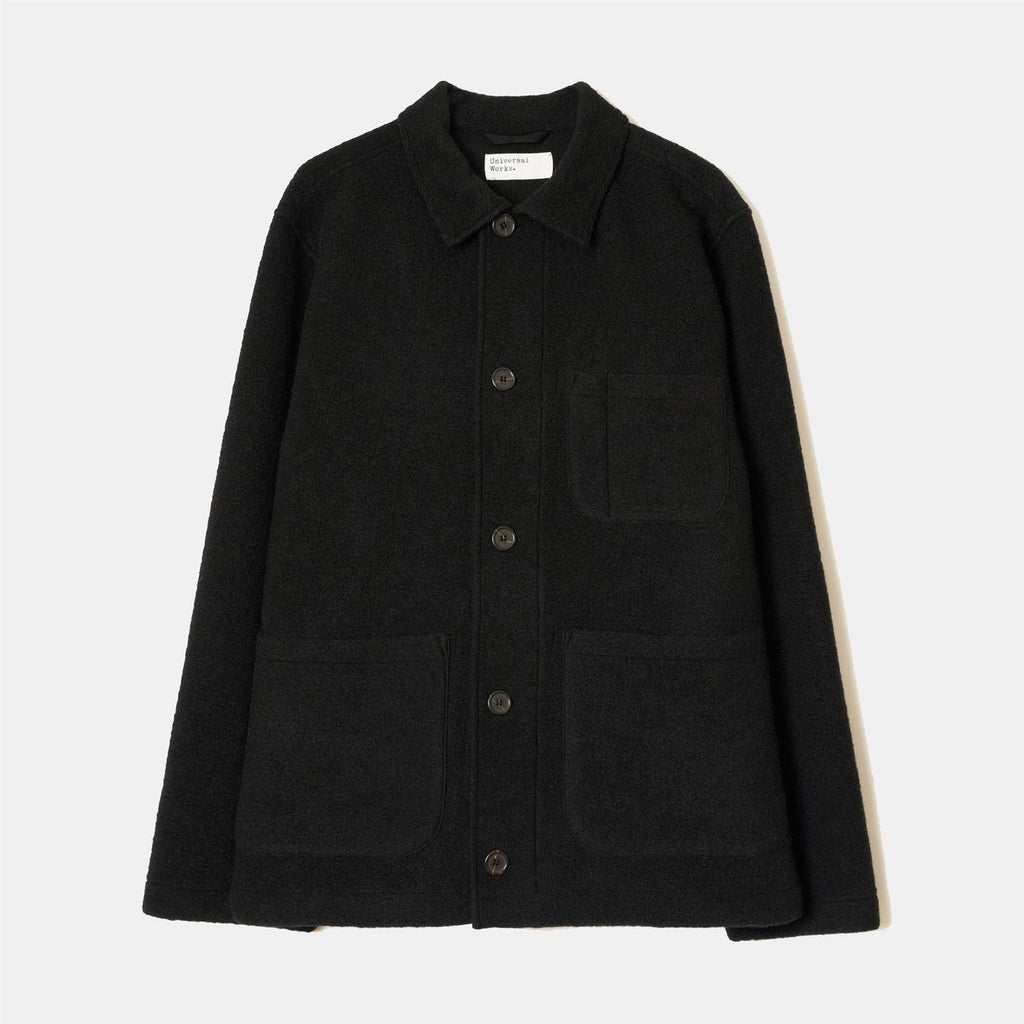 Field Jacket Wool Fleece - Black