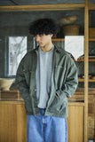 Relax Fit Oxford Coverall - Army Green
