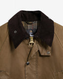 Oversized Bedale Waxed Jacket - Sand