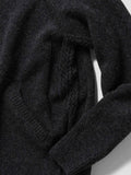 Highland Knit Shirt - Merino Wool Cashmere - Charcoal